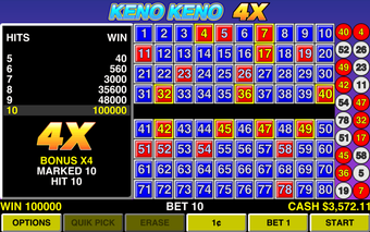 Imagen 1 para Keno Keno 4X Las Vegas Ca…