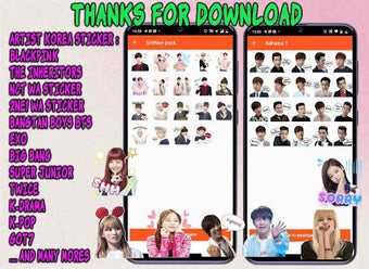Imagen 1 para Korean Sticker KPop WASti…