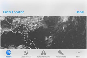 Image 0 for Hurricane Track - Radar a…