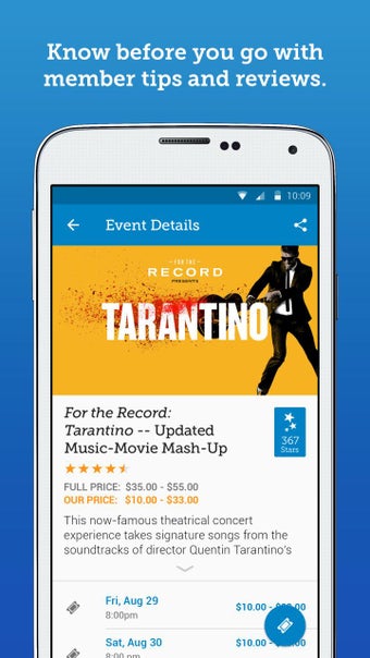 Imagen 0 para Goldstar: Live Event Tick…