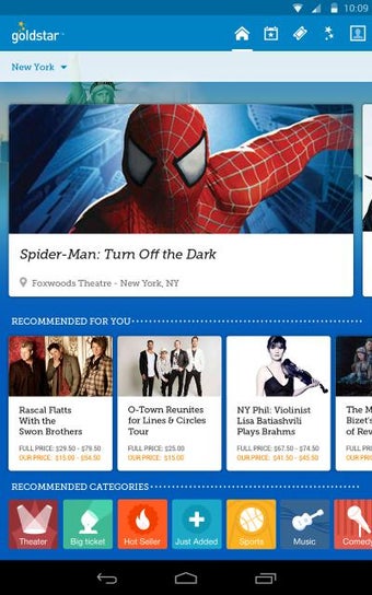 Imagen 2 para Goldstar: Live Event Tick…
