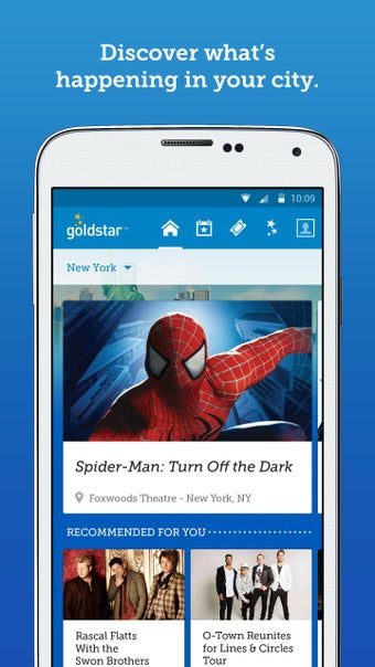 Imagen 1 para Goldstar: Live Event Tick…