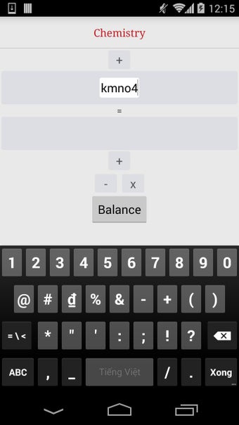 Image 1 for Balance Chemical Equation