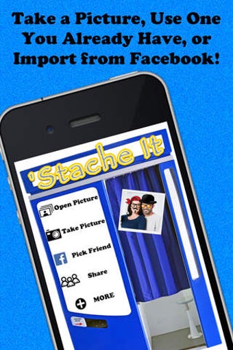 Imagen 0 para 'Stache It - Photo Booth …