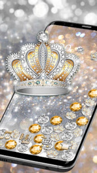 Imagen 1 para 3D Golden Silver Diamond …