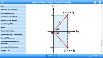Image 1 for Grade 11 Math by WAGmob