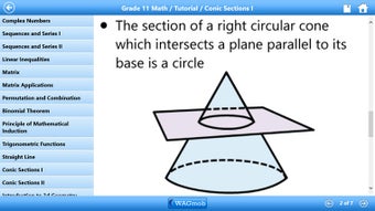 Image 0 for Grade 11 Math by WAGmob