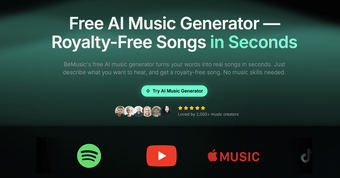 Image 0 for BeMusic AI