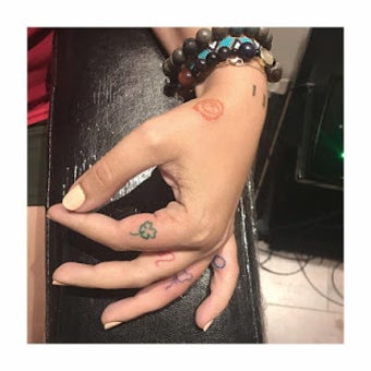 Image 1 for Finger Tattoo Designs