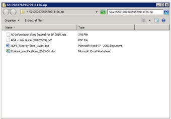 Image 2 for SharePoint Bulk Zip & Unz…