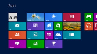 Image 1 for Digital Live Tile Clock f…