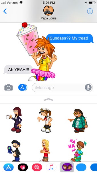 Image 2 for Papa's Freezeria Stickers