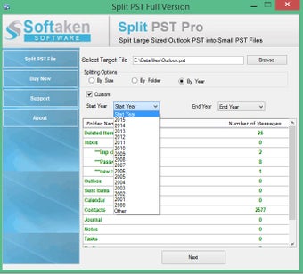 Imagen 2 para Split PST Pro