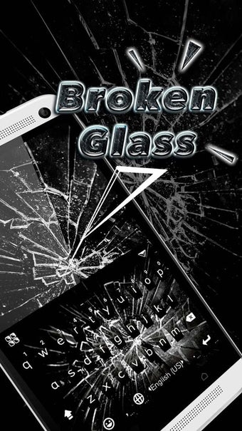 Image 0 for Cracked Screen Kika Keybo…