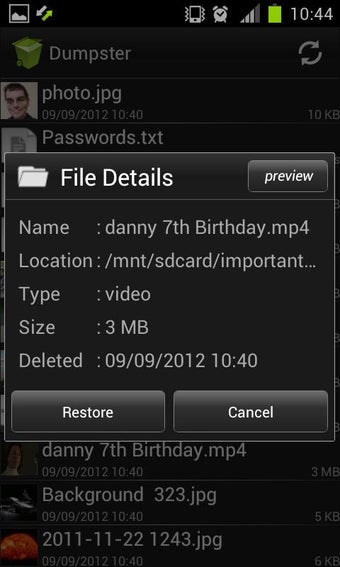 Imagen 0 para Dumpster: Recover My Dele…