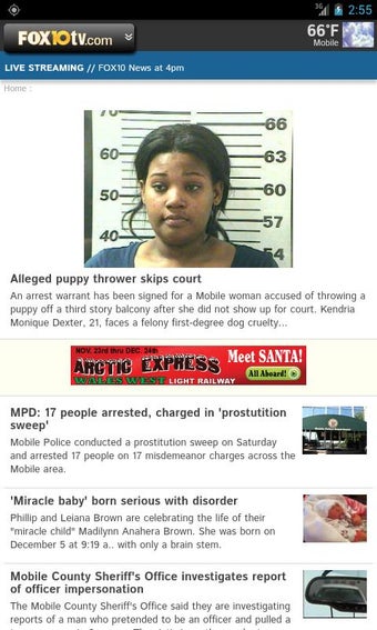 Image 0 for WALA FOX 10 News