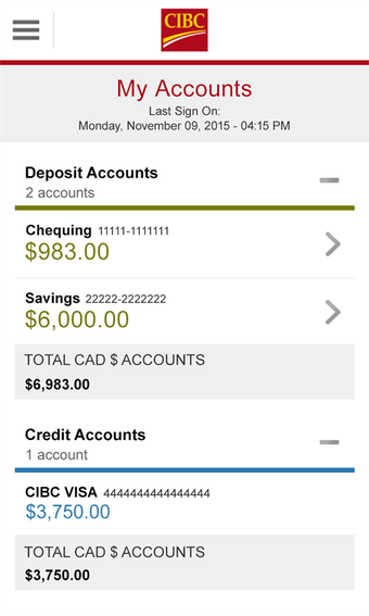 Image 0 for CIBC Mobile Banking