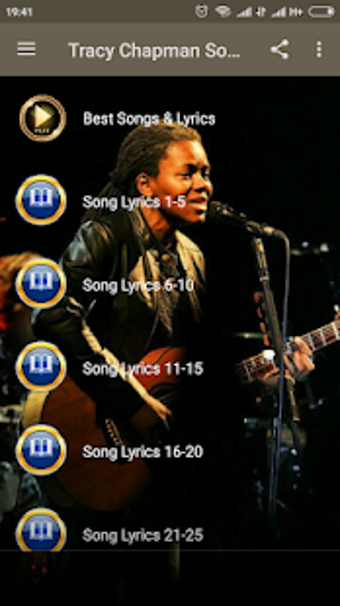 Imagen 0 para Tracy Chapman Sons & Lyri…
