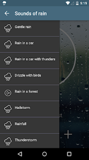 Image 0 for Sounds of rain and thunde…