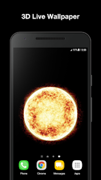 Imagen 2 para Real Sun Live Wallpaper