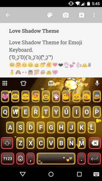 Imagen 0 para Love Shadow Emoji Keyboar…