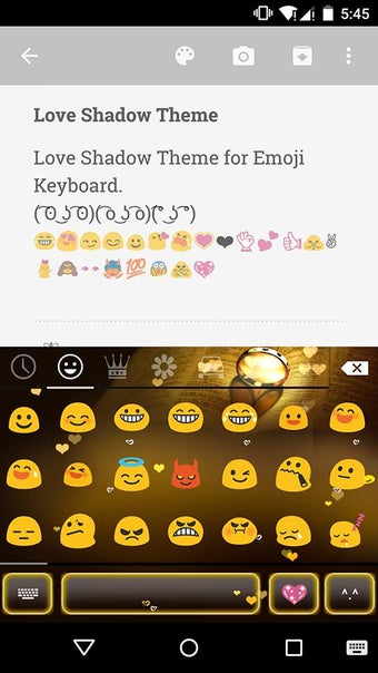 Imagen 1 para Love Shadow Emoji Keyboar…