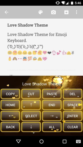 Imagen 2 para Love Shadow Emoji Keyboar…