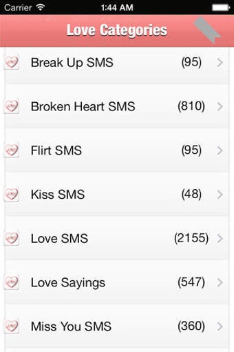 Image 0 for Love SMS Collection