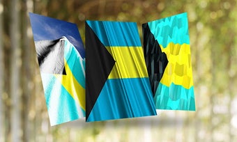 Image 2 for Bahamas Flag Wallpaper
