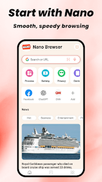 Image 0 for Nano Browser: Speed AI Bo…
