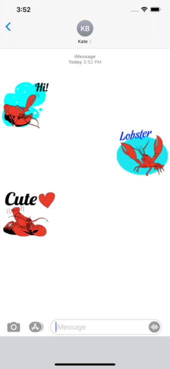 Image 2 for Chat With Lobster Sticker