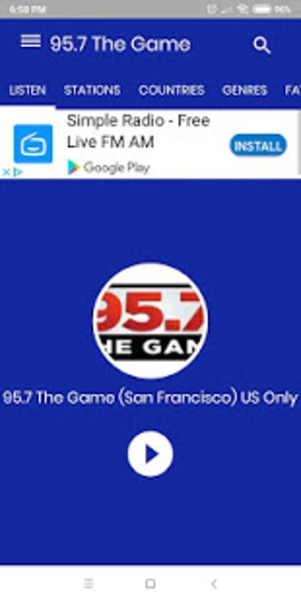 Image 2 for 95.7 The Game Bay Area Sp…