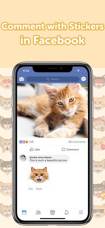 Imagen 3 para CatMoji - Cat Emoji Stick…