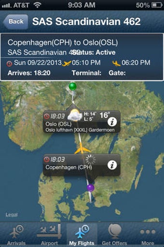 Image 0 for Oslo Flight Information +…