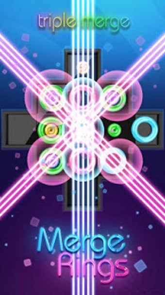 Imagen 2 para Merge Rings Neon - Drag n…