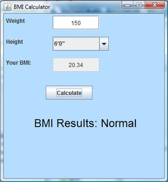 Image 0 for Dynamic BMI Calculator