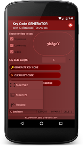 Image 0 for Key Code Generator
