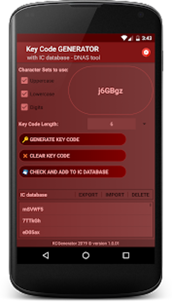 Image 1 for Key Code Generator