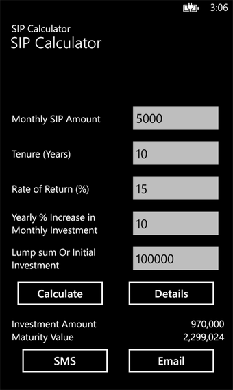Image 0 for SIP Calculator for Window…