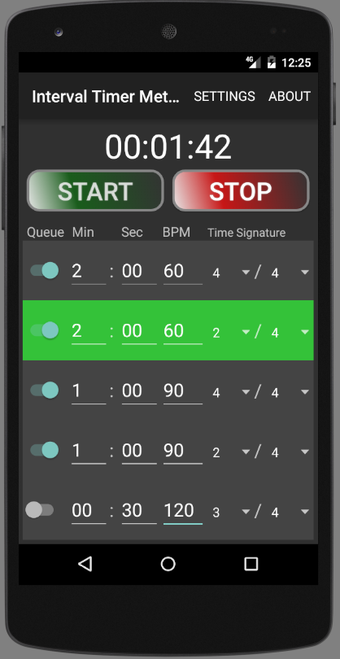 Imagen 1 para Multi Interval Timer Metr…