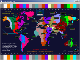 Image 0 for World Time Zones