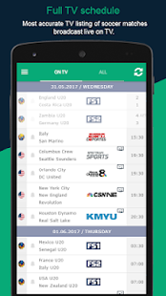 Image 0 for Soccer Live on TV