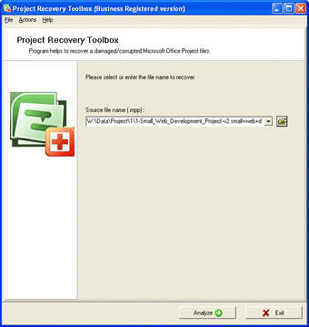 Image 0 for Project Recovery Toolbox
