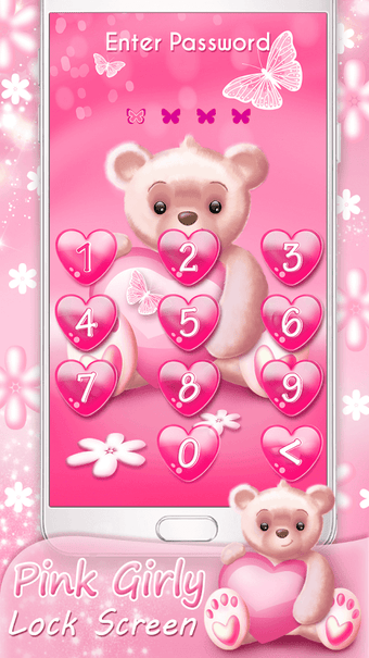 Image 0 for Pink Girly Lock Screen