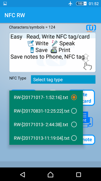 Imagen 1 para NFC RW