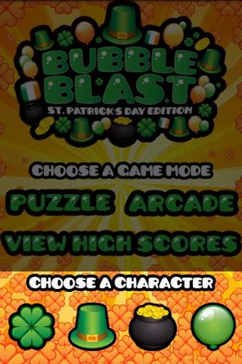 Imagen 1 para Bubble Blast St Patrick's…