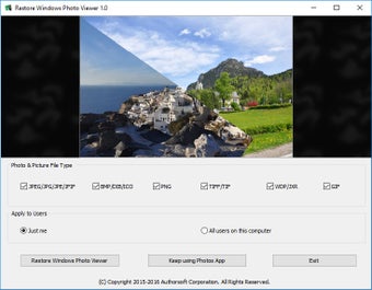 Image 0 for Restore Windows Photo Vie…