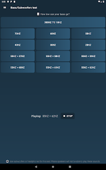 Imagen 0 para Subwoofer bass test