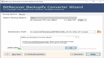 Image 0 for BitRecover Backupify Conv…