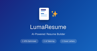 Image 0 for LumaResume